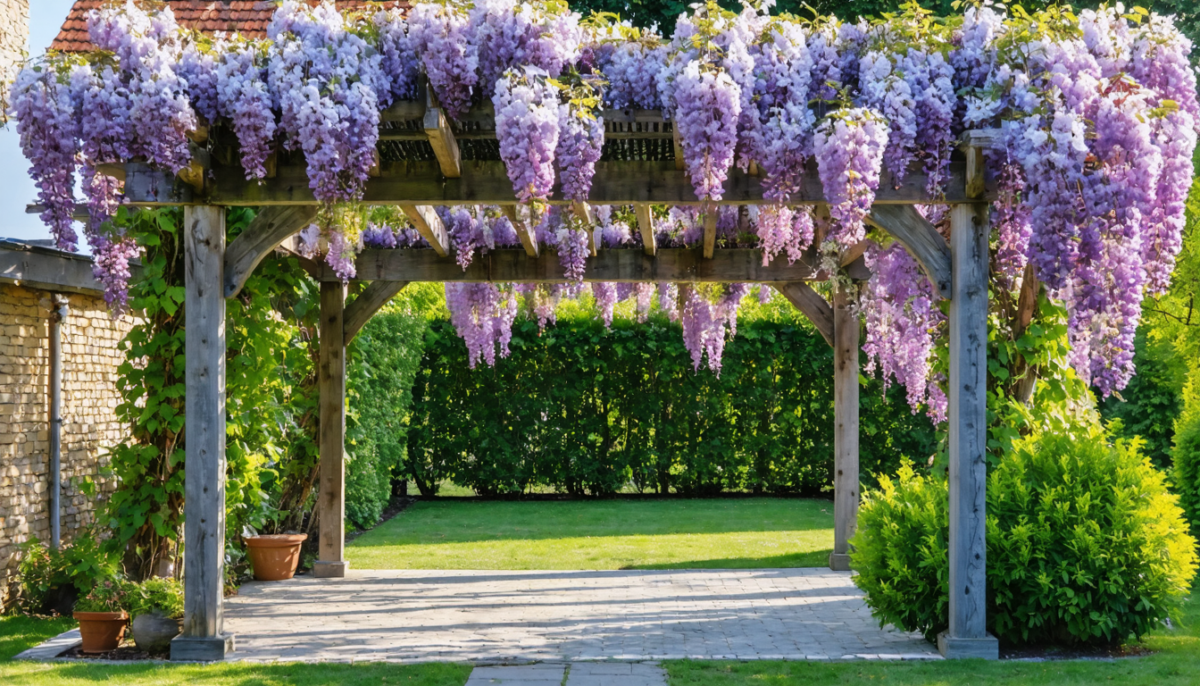 découvrez comment construire la pergola idéale pour votre glycine grâce à notre guide complet incluant toutes les étapes essentielles pour un résultat durable et esthétique.