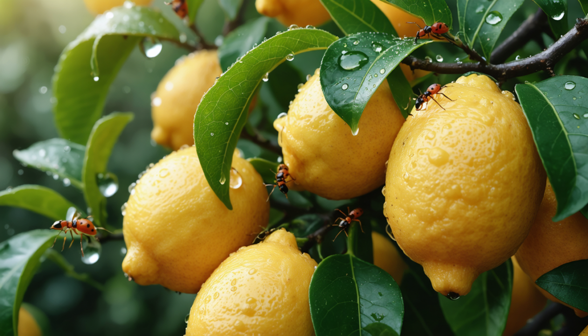 découvrez des méthodes naturelles efficaces pour éliminer les fourmis sur votre citronnier et protéger votre arbre sans utiliser de produits chimiques.