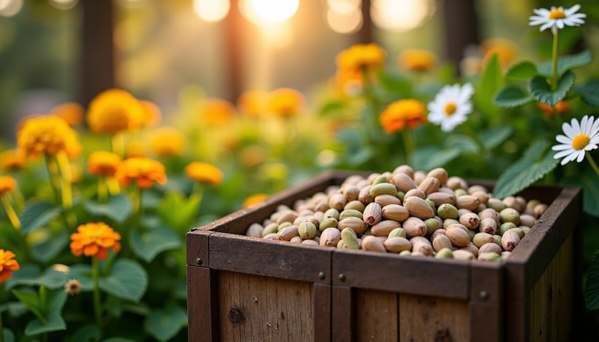 Coques de pistache et compost : astuces pour une décomposition rapide et réussie