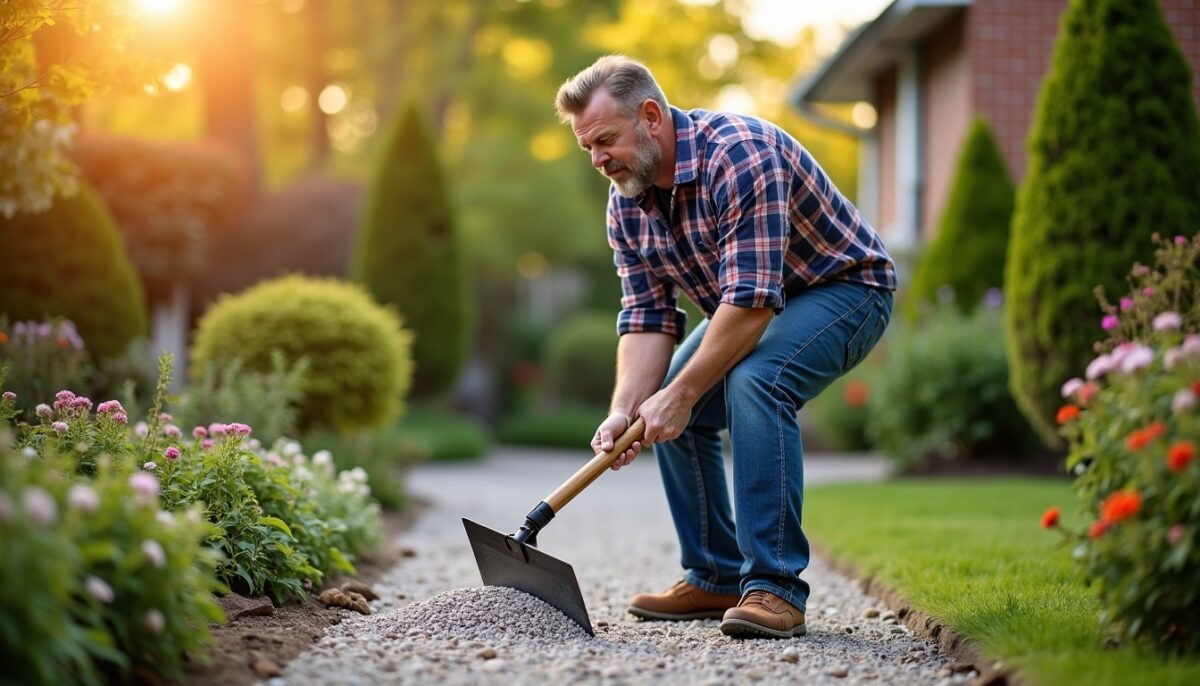 Poser du gravier sans décaissement : guide pratique et conseils faciles à appliquer