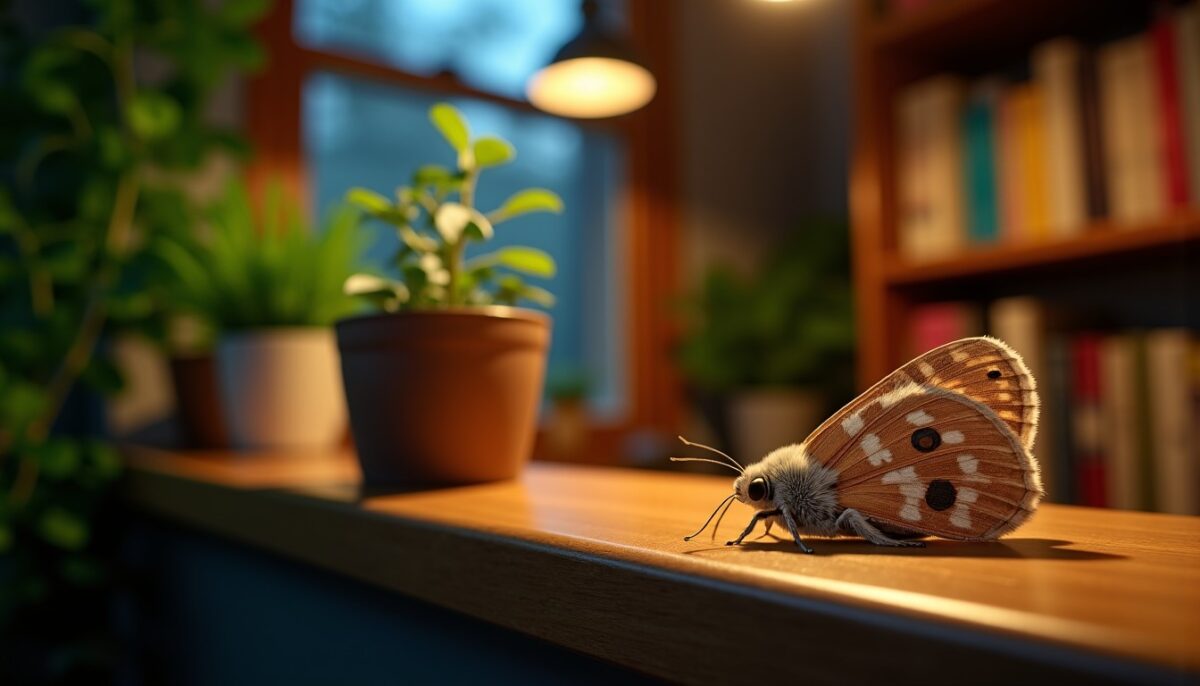 Papillons de nuit à la maison : comprendre leur présence et découvrir des solutions efficaces