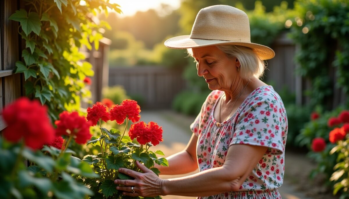 Entretien naturel des géraniums : 10 astuces de grand-mère pour les choyer efficacement