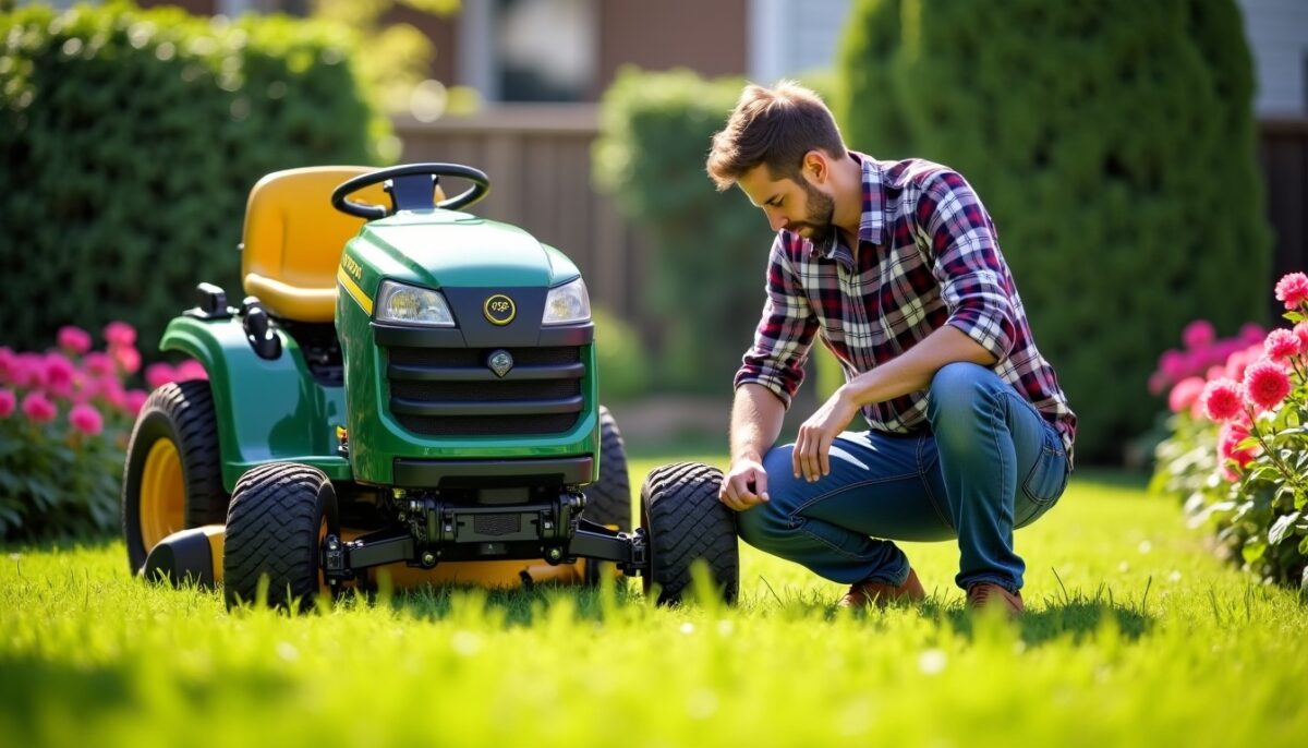 Lame de tondeuse tracteur qui ne s’enclenche pas : diagnostics et remèdes efficaces
