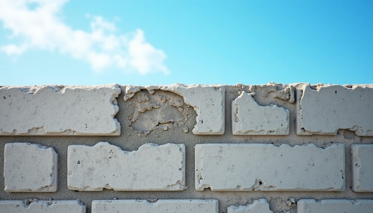 Mur en parpaing : dangers de l'absence d'enduit et alternatives efficaces